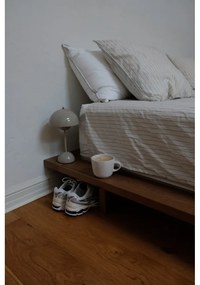 Кафяво двойно легло от борова дървесина с решетка 160x200 cm Japan - Karup Design