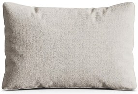 Бежова възглавница за диван от прежда с примки от букле Kemi – Cosmopolitan Design