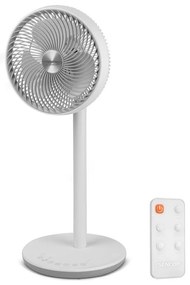 Sencor - Подов вентилатор 3D UltraSilent 26W/230V бял + дистанционно управление