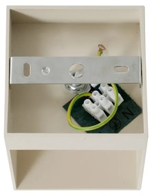 Модерна стенна лампа бежова G9 квадратна - Transfer