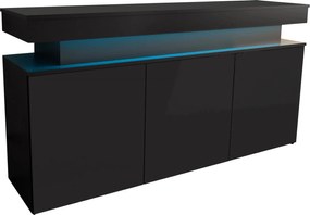 Бюфет Glossa 160 със LED-Mauro
