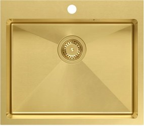 Стоманена мивка RUSSEL 110 Gold