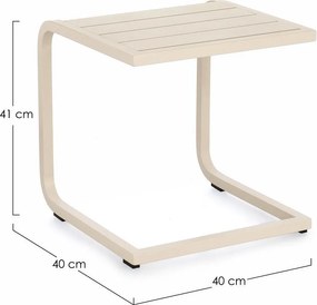 Алуминиева градинска масичка 40x40 cm Taylor – Bizzotto