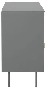 Сива метална витрина 104x80 cm Rosalie – Støraa