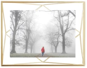 Метална стойка/рамка за стена в златист цвят 18x23 cm Prisma - Umbra