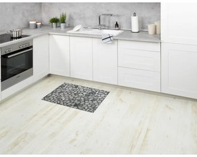 Сива пластмасова постелка за баня 50x80 cm Sassi - Wenko