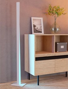 Eglo 901835-LED RGBW Димируема подова лампа BOLOGNANO-Z LED/10,5W/230V+LED/15,2W сива