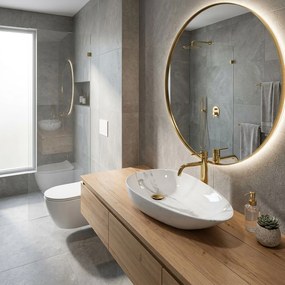 Умивалник за плот Rea Greta 65 Bianco Shiny