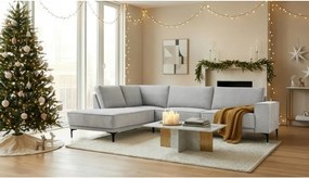 Сив ъглов диван (ляв ъгъл/L форма) Copenhagen – Scandic