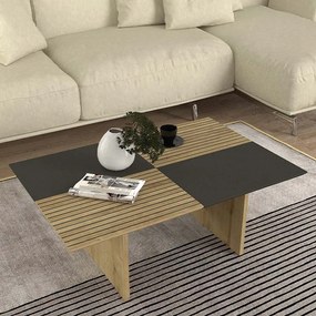 Маса за кафе Venita от меламин в сапфирен - антрацитен цвят 90x60x33.8см.