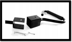 Практична градинска количка 2в1 в черно