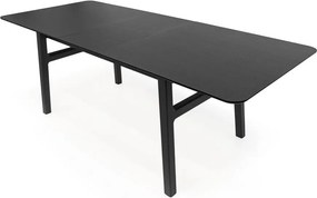 Сгъваема трапезна маса с допълнителна плоча от дъб 90x180 cm Curved – Woodman