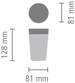 Светлосива термочаша 200 ml Make &amp; Take – Brabantia