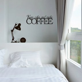 Стенен знак за кухня Кафе 20 x 60 cm Бял