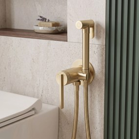 Смесител за биде Rea Grace Brush Gold