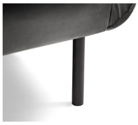 Кресло от тъмносиво кадифе Vienna - Cosmopolitan Design