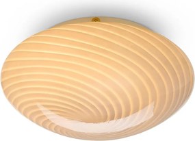 Halo Design 748686 - Таванно осветително тяло CANDY 1xE27/40W/230V Ø 30 см, сив/месинг