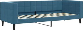 354000 vidaXL Кушетка, тъмносиня, 80x200 см, кадифе
