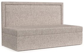 Светлокафяво тапицирано единично легло 90x200 cm Scala – Maison de Rêve