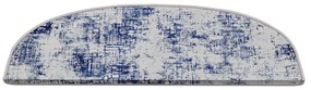 Сини килимчета за стълби в комплект от 16 части 20x65 cm Digital City - Vitaus