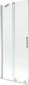 Mexen Velar двукрила плъзгаща се вана 85 x 150 см, прозрачна, хром - 896-085-000-01-01