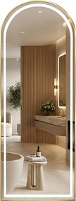 Огледало LED Orbit 50x160cm Brush Gold