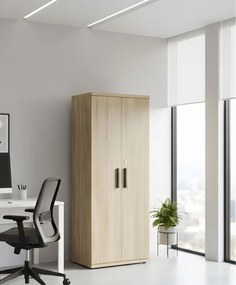 Гардероб за Бюро Marbrand висок-Fusiko-Mavro