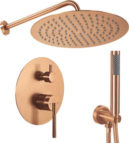 Душ система за вграждане Rea Argon Brush Copper