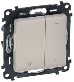 Legrand Димер бутонен R3-400W L3-400VA LED3-125VA цвят крем Valena Life  /до изчерпване/ - 752262