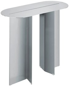 Конзолна маса от неръждаема стомана в матово сребрист цвят 35x80 cm Oru – Blomus