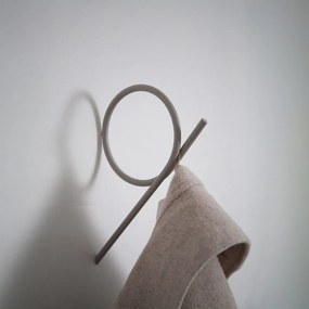 Кафяво-сива стенна метална кука Tuba L – Spinder Design