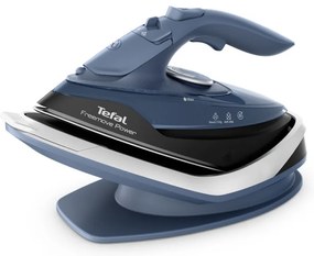 Безжична ютия Tefal Reemove Upgrade FV6675E0, 2600 W, 250 мл, Керамична плоча, Система против капене, Автоматично изключване, Син
