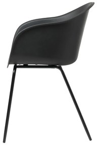 Черен трапезен стол Topley - Unique Furniture