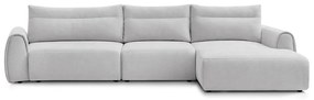 Светлосив ъглов диван Aden – Bobochic Paris