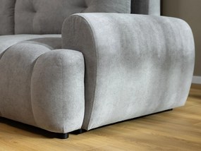 Ъглов диван Fiorano-Бяло-Десен