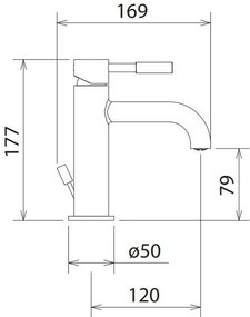 Кран за тоалетна LaTorre New Tech II-Inox