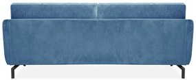 Син кадифен диван 230 cm Magic - Scandic