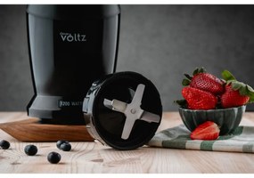 Нутри блендер Oliver Voltz OV51162D, 1200 W, 2 чаши, Без BPA, 1л/800 мл, Трошене на лед, Черен