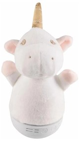 LED RGB детска нощна лампа с мелодия 3xAAA/5V еднорог