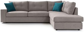 Ъглов диван Hanson-Gray Light-Right