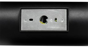 Дизайнерска стенна лампа черна със злато GU10 50mm - Sab