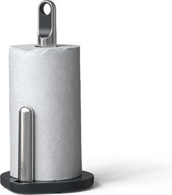 Тъмносива пластмасова стойка за кухненска хартия Hold – Joseph Joseph
