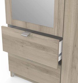 Гардероб 2-врати Merita-Естествено