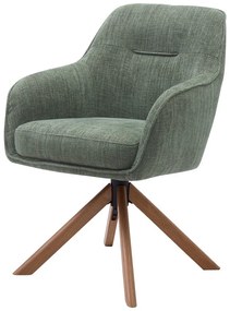 Зелени тапицирани трапезни столове в комплект 2 бр. Avola – Unique Furniture