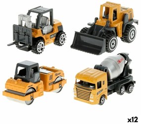 Комплект Автомобили за Обществени Дейности Speed & Go 7,5 x 4 x 3 cm (12 броя)