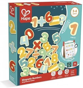 Магнитни цифри и знаци, Hape, 37 части