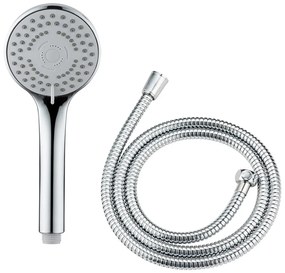 Душ-глава с маркуч в блестящо сребристо Basic Line - Wenko