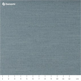 Светлосиньо двойно легло 160x200 cm тапицирано с място за съхранение с включена подматрачна рамка Lotte – Meise Möbel
