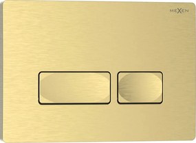 Mexen Tex 04 бутон за промиване, златен четкан - 6104-11