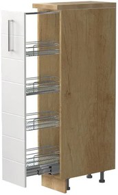 Висок подов шкаф Hudson K14-30-1KZ-Oak - White